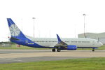 EI-GYP @ EGSH - Arriving at Norwich for paintwork from Ostrava, Czech Republic.