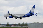EI-GYP @ EGSH - Landing at Norwich. - by Graham Reeve