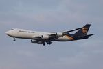 N605UP @ EDDK - Arrival from  Delhi, Runway 32R - by Koala