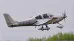 N575PW @ EGFH - Visiting Cirrus Platinum aircraft departing Runway 04. - by Roger Winser