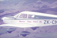 ZK-CNN - In Formation with ZK-CNU in Clevedon Valley about 1969, being flown by me with ZK-CNU flown by Neil McGowan - by Bryan Cox