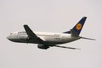 D-ABEU @ LFBO - Boeing 737-330, Climbing from rwy 32L, Toulouse-Blagnac Airport (LFBO-TLS) - by Yves-Q