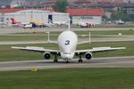 F-GSTC @ LFBO - Airbus A300B4-608ST Beluga, Taxiing, Toulouse-Blagnac Airport (LFBO-TLS) - by Yves-Q