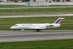F-GRJG @ LFBO - Canadair CRJ-100ER, Taxiing, Toulouse-Blagnac airport (LFBO-TLS) - by Yves-Q