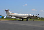 LX-JFW @ EGTF - Pilatus PC-12/47E at Fairoaks. Ex HB-FRU - by moxy
