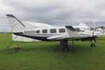 N411US @ LAL - 1981 Piper PA-31-350, c/n: 31-8152073, Sun 'n Fun - by Timothy Aanerud