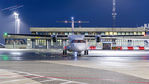 OH-ATM @ ENBR - Shortly after pushback at night.