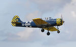G-OUGH @ EGFH - Resident Yak-52 departing Runway 04. - by Roger Winser
