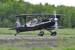 G-BSZB @ EGFH - Resident Starduster Too biplane. - by Roger Winser