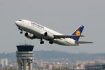 D-ABEC @ LFBO - Boeing 737-330, Take-off rwy 32L, Toulouse Blagnac Airport (LFBO-TLS) - by Yves-Q
