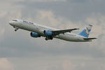 F-GUAA @ LFBO - Airbus A321-211, Take off rwy 32L, Toulouse Blagnac Airport (LFBO-TLS) - by Yves-Q