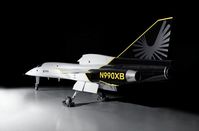 N990XB @ KAPA - Experimental supersonic business jet. It has three engines is currently a single-seater aircraft and it has been undertaking taxi tests in Colorado. - by Photo: Boom Supersonic