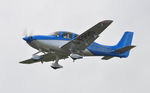G-FPRD @ EGFH - Visiting SR22 departing Runway 22. - by Roger Winser