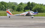 G-CLIM @ EGFH - Resident Dimona motor-glider. - by Roger Winser