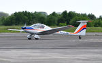 G-CLIM @ EGFH - Resident Dimona motor-glider. - by Roger Winser