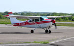 G-ARAW @ EGFH - Visiting Skylane. - by Roger Winser