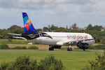 LY-ONL @ LFRB - Airbus A320-214, Taxiing rwy 25L, Brest-Bretagne airport (LFRB-BES) - by Yves-Q