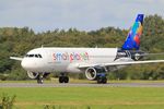 LY-ONL @ LFRB - Airbus A320-214, Take off run rwy 25L, Brest-Bretagne airport (LFRB-BES) - by Yves-Q