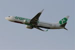 F-GZHT @ LFRB - Boeing 737-85R, Take off rwy 25L, Brest-Bretagne airport (LFRB-BES) - by Yves-Q