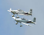 G-CMFA @ EGFH - Raven 6 in formation with Raven 5. - by Roger Winser