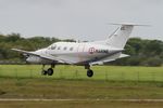 85 @ LFRB - Embraer EMB-121AN Xingu, Landing rwy 25L, Brest-Bretagne airport (LFRB-BES) - by Yves-Q