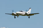 N410AJ @ CYPK - Landing on 26L - by Guy Pambrun