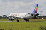 LY-ONL @ LFRB - Airbus A320-214, Take off run rwy 25L, Brest-Bretagne airport (LFRB-BES) - by Yves-Q