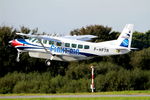 F-HFTR @ LFRB - Cessna 208B Grand Caravan, Take off rwy 25L, Brest-Bretagne Airport (LFRB-BES) - by Yves-Q