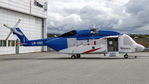 LN-ONO @ ENBR - Parked outside the maintenance hangar.