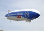 D-LZNT @ EDNY - Zeppelin NT - Deutsche Zeppelin Reederei coming in to land at Friedrichshafen airport during the AERO 2022