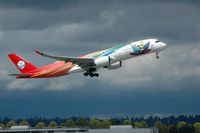 B-304V @ YVR - Flame Relay livery departure to Chengdu. - by Manuel Vieira Ribeiro