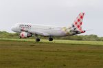 EC-NOY @ LFRB - Airbus 320-214, Landing rwy 25L, Brest-Bretagne airport (LFRB-BES) - by Yves-Q