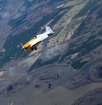 N47JH - N47JH in flight - by Nathan D