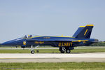 165534 @ KDOV - F/A-18E Super Hornet 165534 C/N 1460  from Blue Angels Demo Team  NAS Pensacola, FL