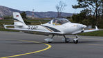 D-EAIY @ ENBR - Taxying to parking.