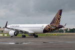 VT-TQA @ VECC - Taxiing out under darkening skies at NSCBIA.  This aircraft was newly delivered to Vistara on 1 Dec 2020. - by Arjun Sarup
