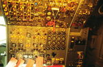 D-ABOD @ HAM - Lufthansa Hamburg Flight Engineer panel8.6.1988 - by leo larsen