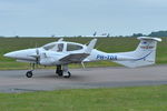 PH-TDX @ EGSH - Arriving at Norwich.