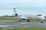 G-SAJE @ EGSH - Arriving at Norwich from Aberdeen.