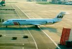 LN-RLK @ EGKK - At Gatwick circa 1989. - by kenvidkid
