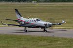 2-TBMI @ EGJB - Taxiing in Guernsey - by alanh