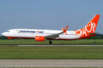 UR-SQG @ LZIB - Smartwings (SkyUp Airlines) Boeing 737-800 - by Thomas Ramgraber