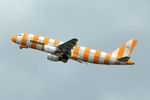 D-AICU @ EGSH - Leaving Norwich for Frankfurt following paintwork. - by keithnewsome