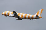 D-AICU @ EGSH - Departing from Norwich. - by Graham Reeve