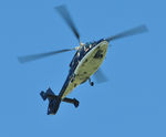 ZJ785 @ EGFH - Dauphin 2 helicopter of 658 Squadron Army Air Corps approaching Runway 22. - by Roger Winser