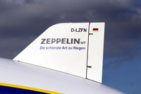 D-LZFN @ LFRM - D-LZFN was the prototype of the Zeppelin NT. Registration resumed a few years ago. - by Thierry DETABLE