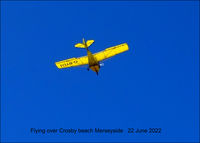 G-BYOJ @ N/A - This photo was taken on 22 June 2022 of the aircraft flying over Crosby beach Merseyside. It was good to see it on a perfect day for flying.
There are no constraints on the use of my photo taken with a Sony RX100 camera - by Anthony Thompson