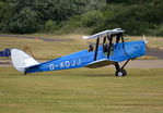 G-ADJJ @ EGLM - De Havilland DH-82A Tiger Moth at White Waltham. Ex BB819 - by moxy