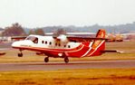 D-IASX @ EGLF - At the 1984 Farnborough International Air Show. - by kenvidkid