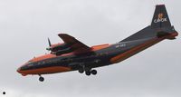 UR-CEZ @ EGPK - An evening landing on Rw30 from St John's Newfoundland - by Richard Hodge
